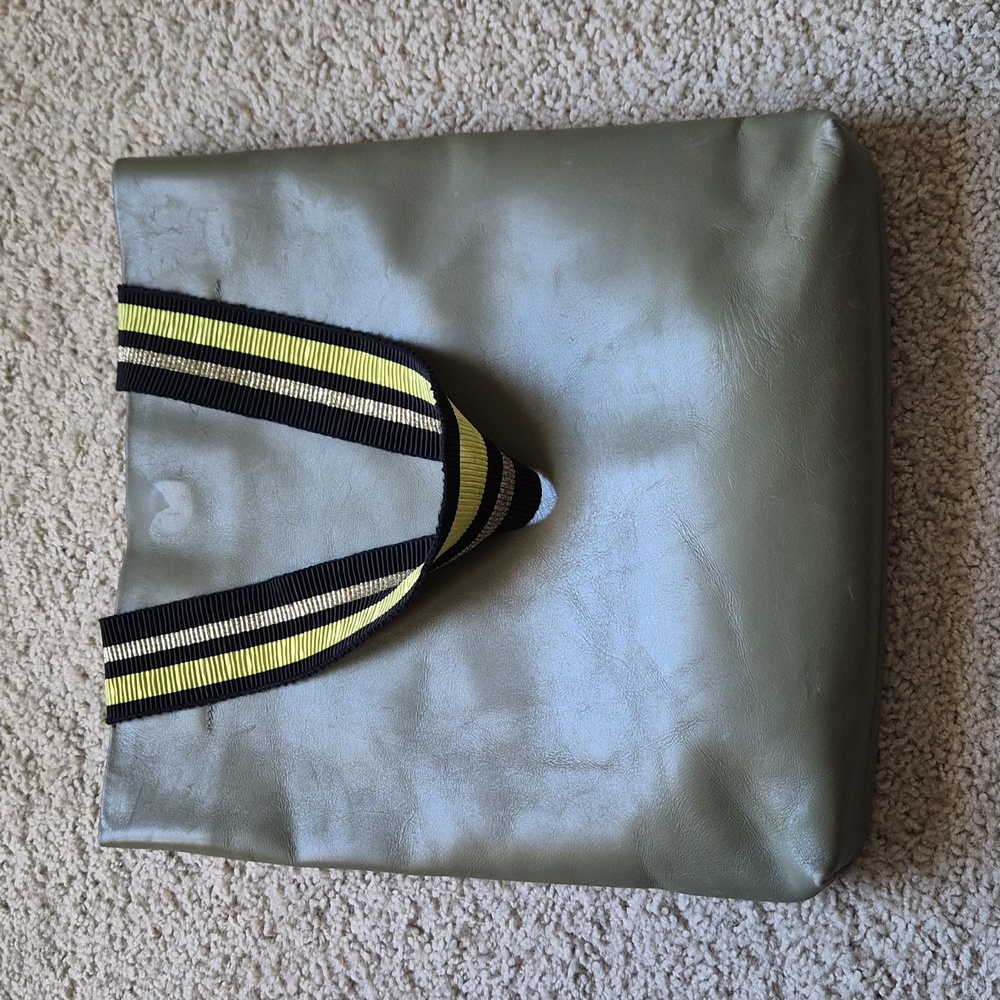 Clare V Leather Carryall Tote Bag